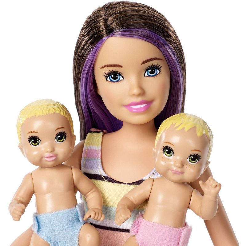 Barbie Skipper Babysitters Inc Nap 'n' Nurture Nursery Dolls and Playset