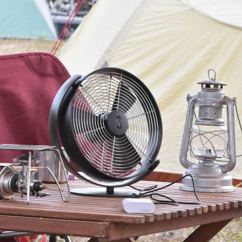 Stadler Form Tim USB Desk Fan Black