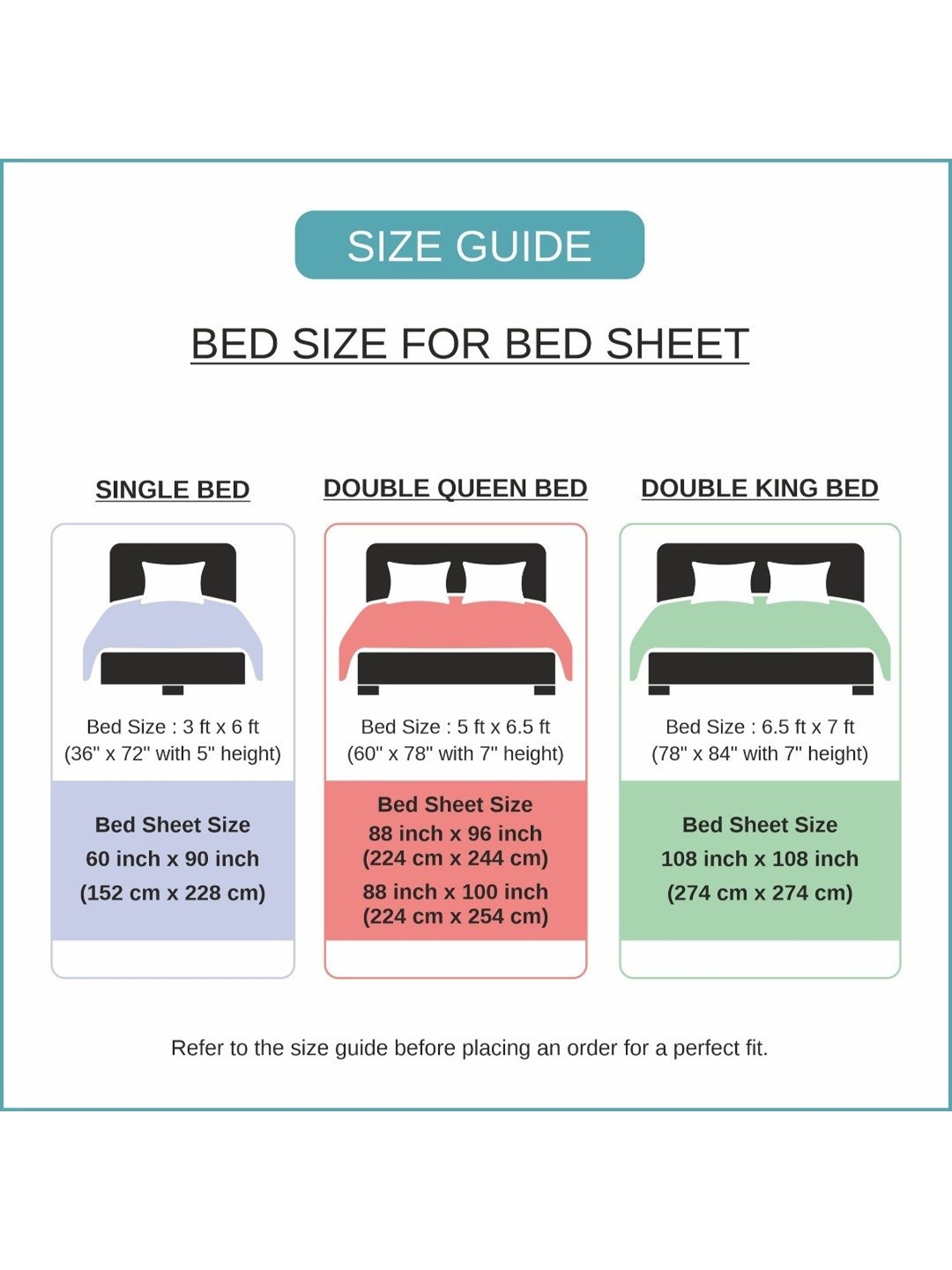 BELLA CASA Vogue Printed Multicolor 250 TC Cotton King Bedsheet with 2 Pillow Covers