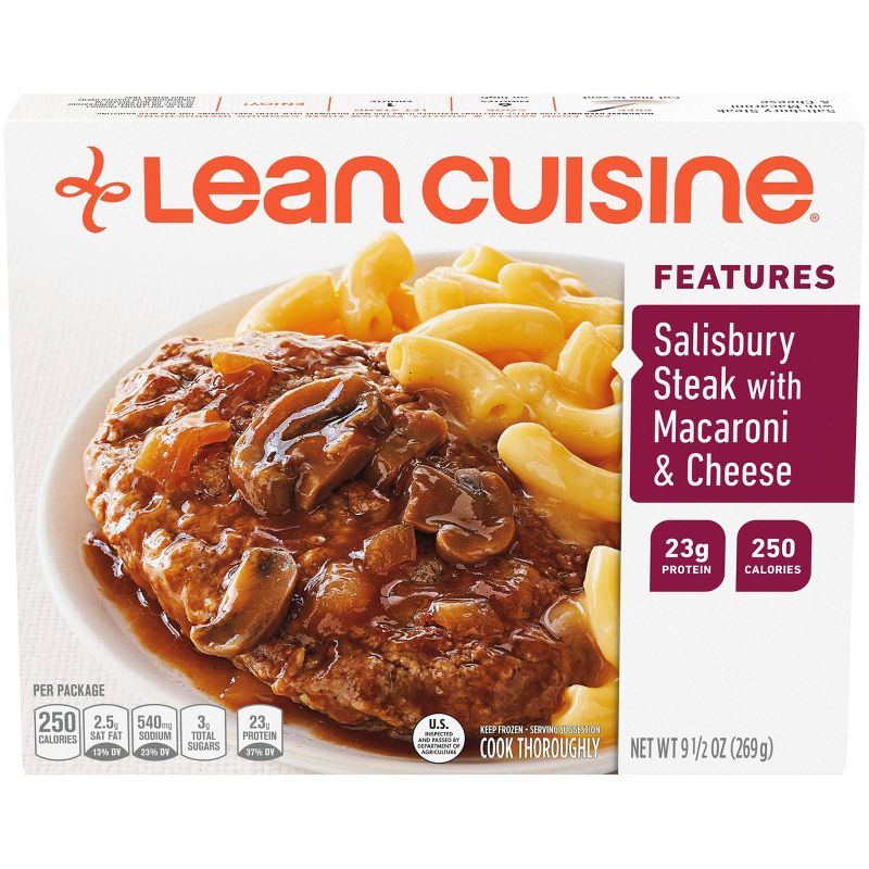 Lean Cuisine Frozen Salisbury Steak with Macaroni & Cheese - 9.5oz