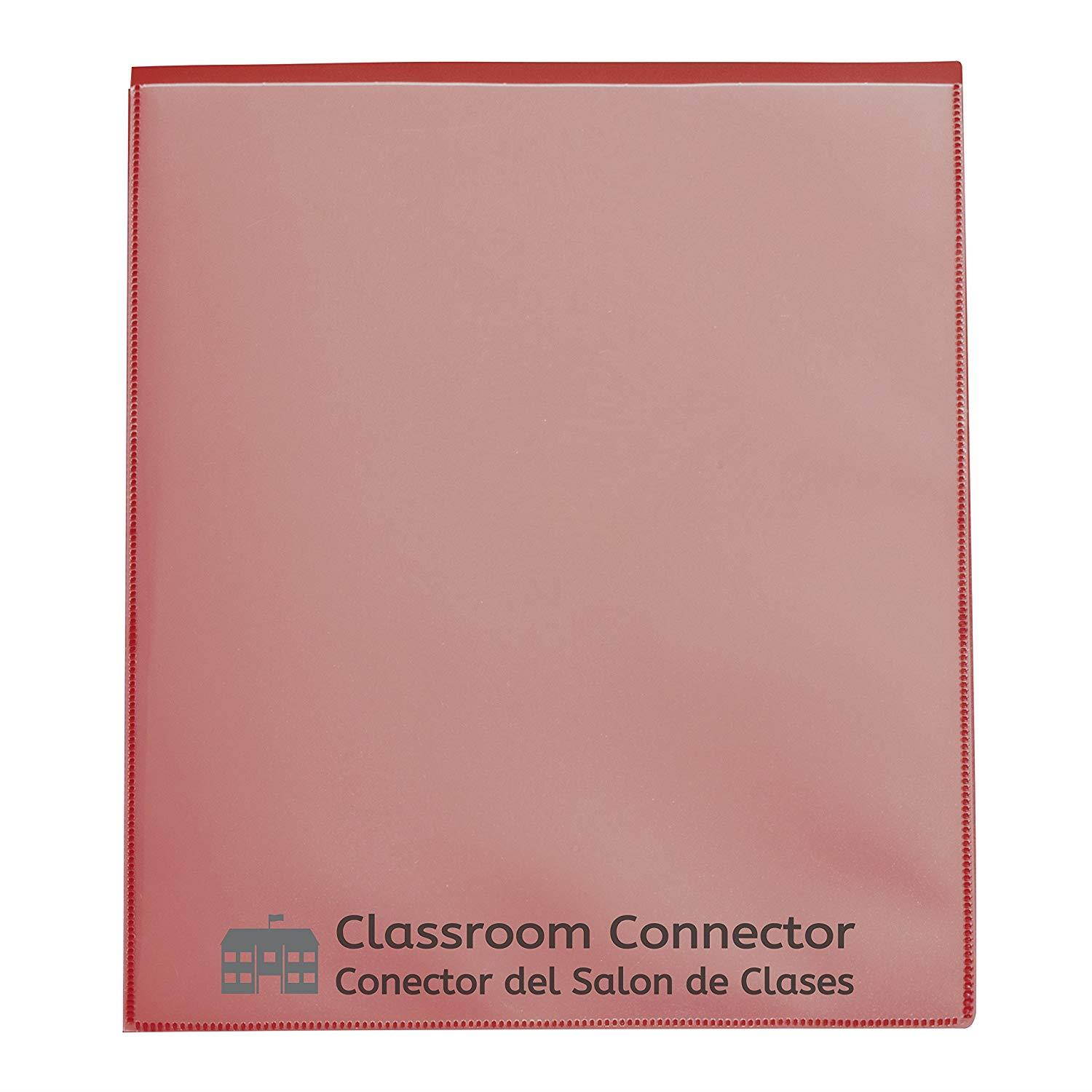 C-Line Classroom Connector School-to-Home Folders, Red, 25 per Box (32004)