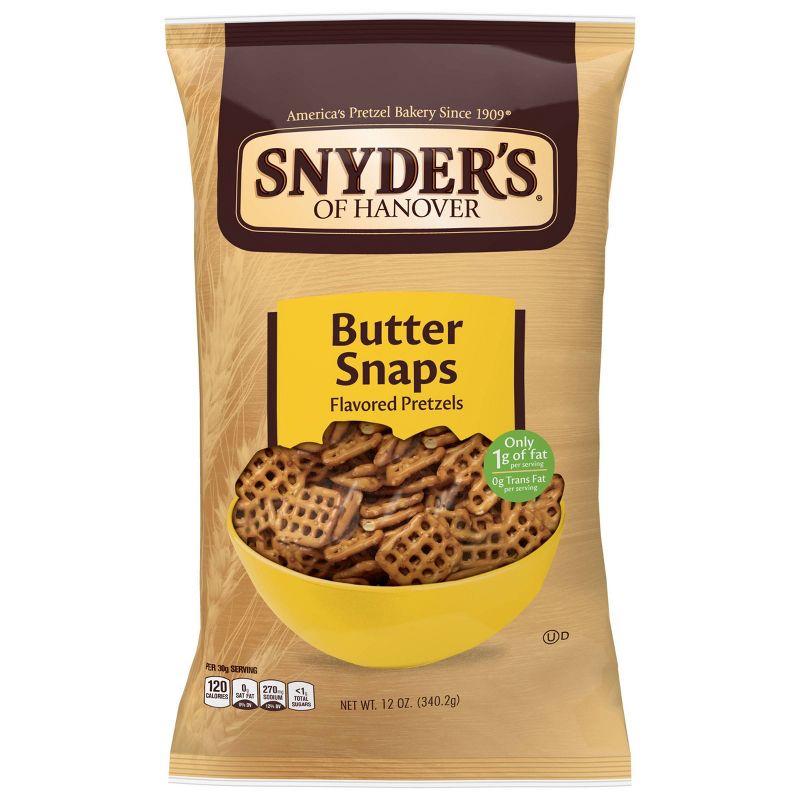 Snyder's Of Hanover Pretzels - Butter Snap - 12oz