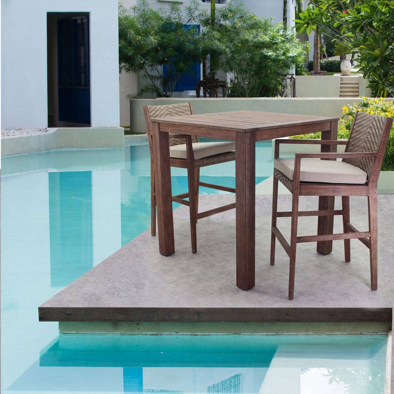 Bridgeport Barstool - Taupe - Courtyard Casual