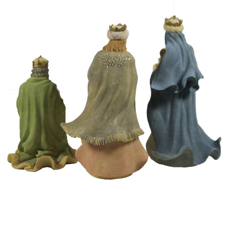 Foundations 9.75" Three Wise Men Set Nativity Christmas  -  Decorative Figurines