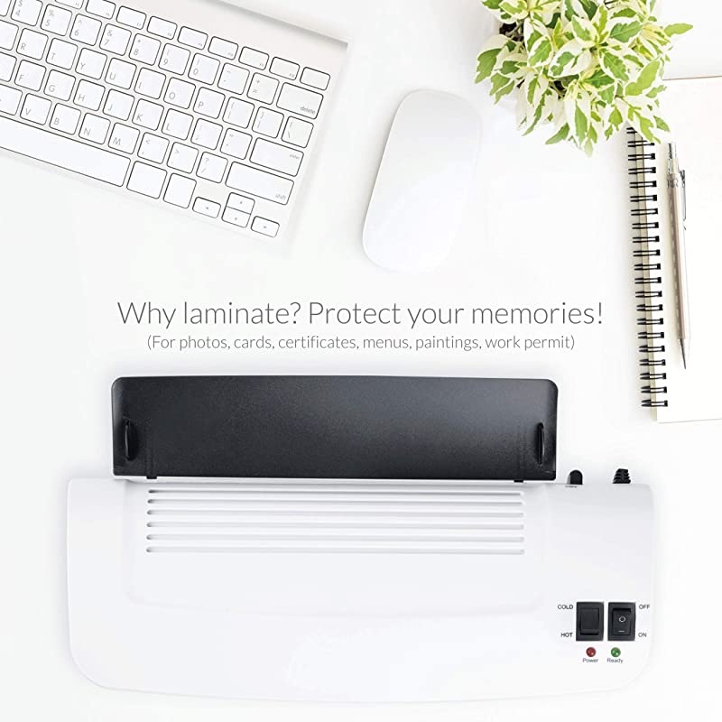 9 hot cold laminator Z95 warms up in just 3 to 5 minutes