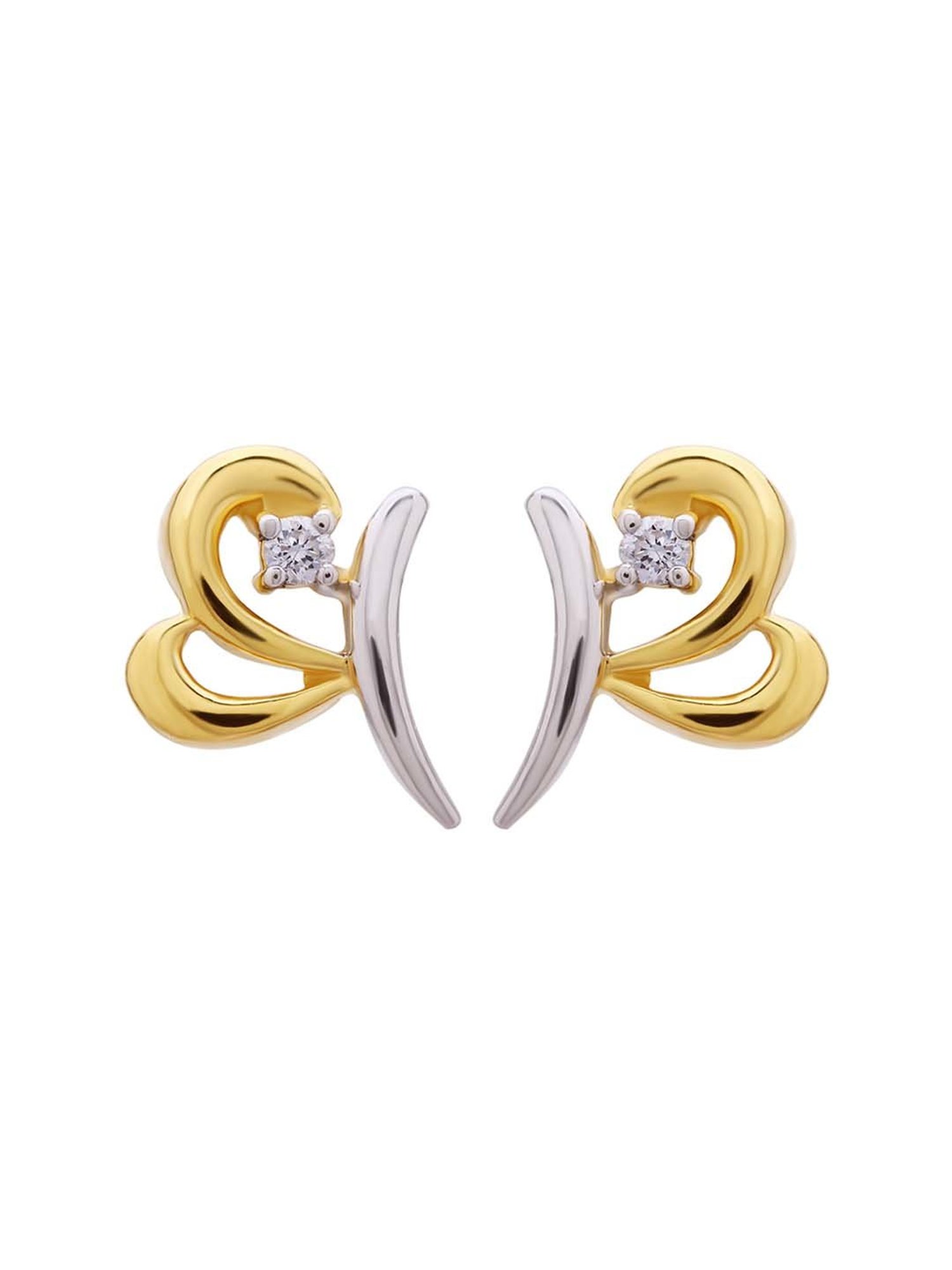 Waman Hari Pethe Jewellers 18k Gold & Diamond Earrings for Women