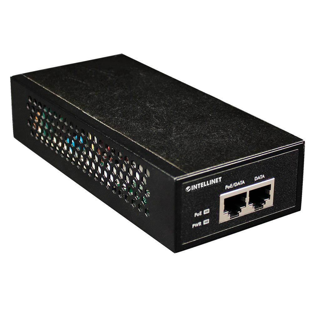 Intellinet 560566 Intellinet 1-Port Gigabit High-Power PoE+ Injector - IEEE 802.3at/af compliant injector with 1 x30 watt port