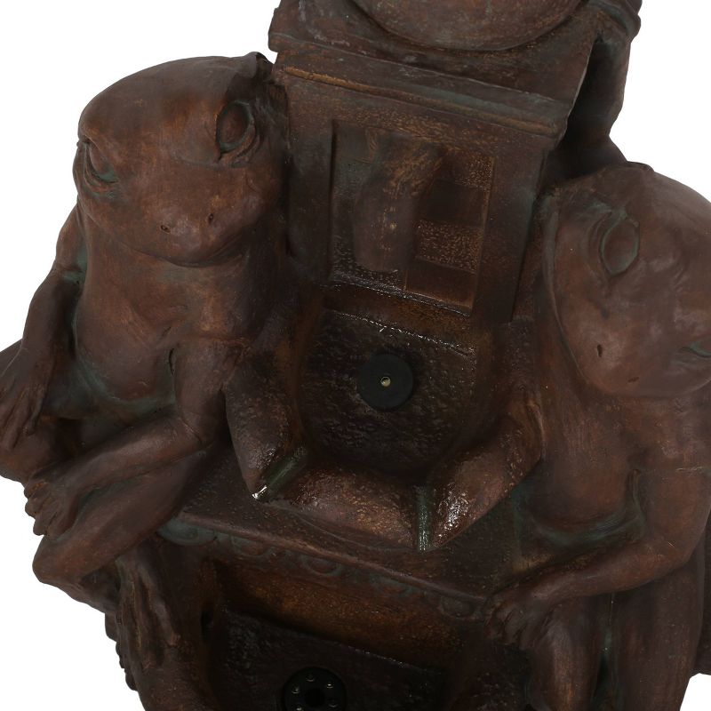 37.25" Los Sapos Faux Stone Fountain - Christopher Knight Home