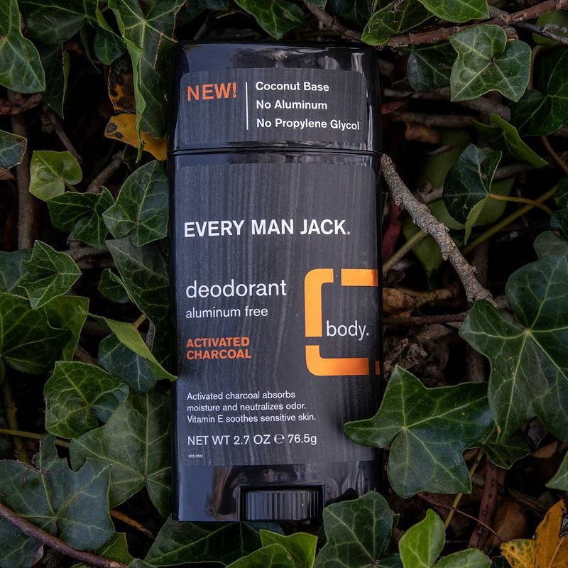 Every Man Jack Activated Charcoal Deodorant - 2.7oz