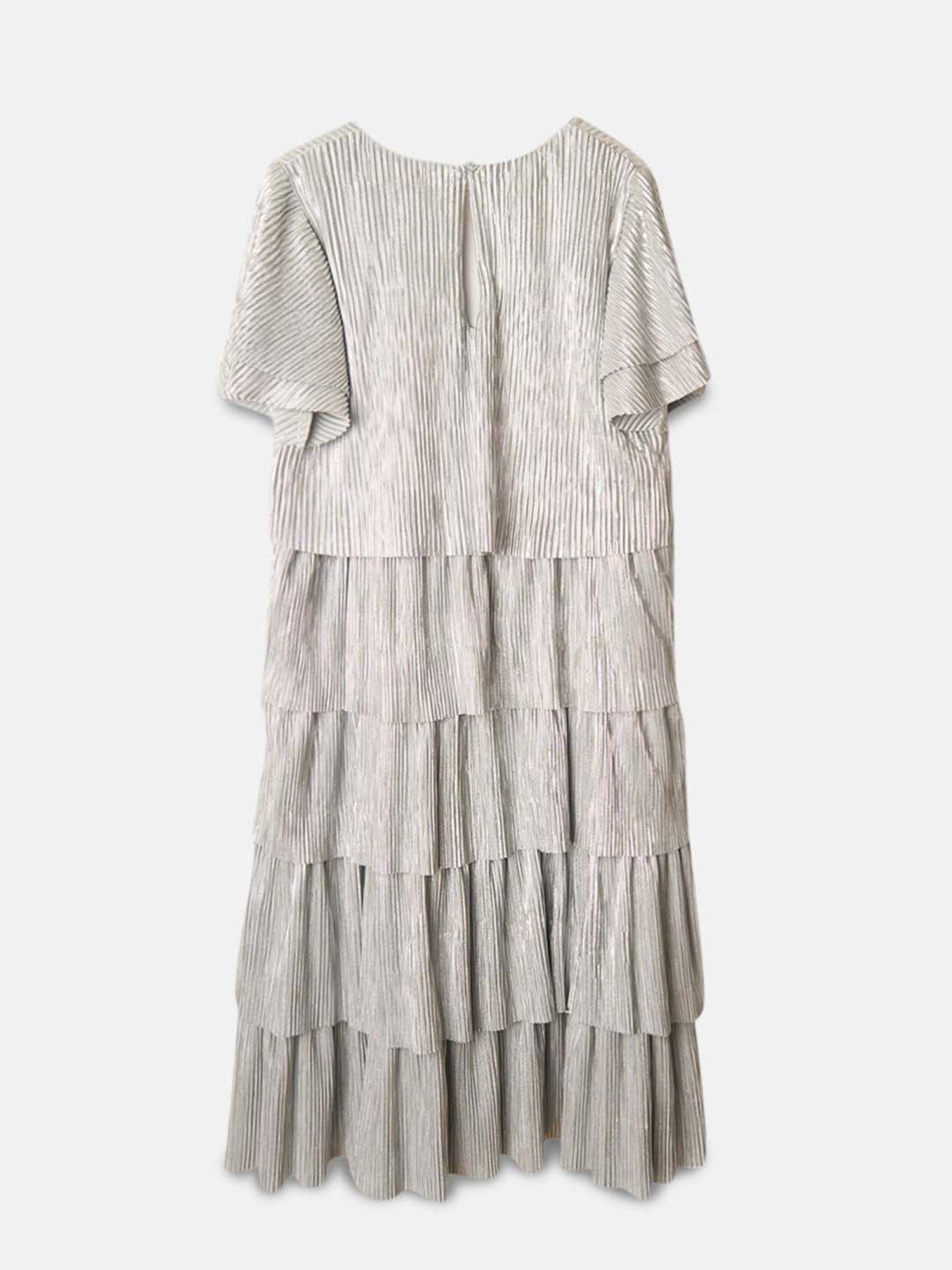 Angel & Rocket Kids Silver Solid Dress