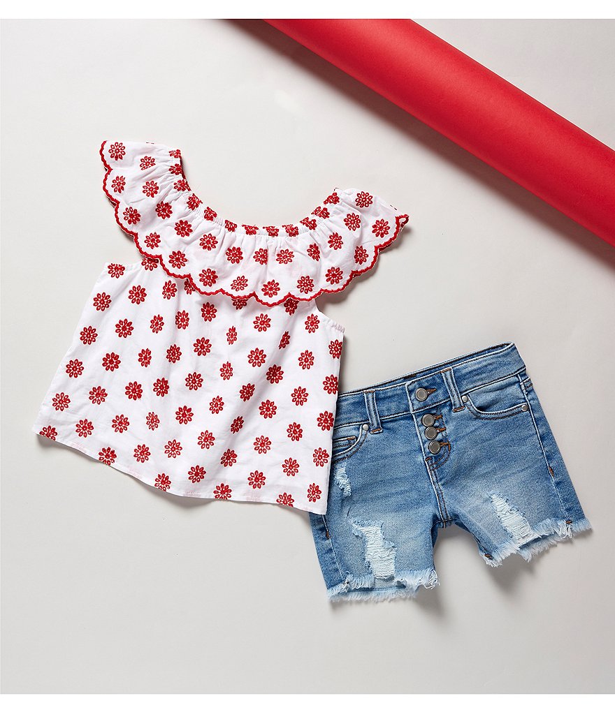 Chelsea & Violet Little Girls 2T-6X Tie Front Tee