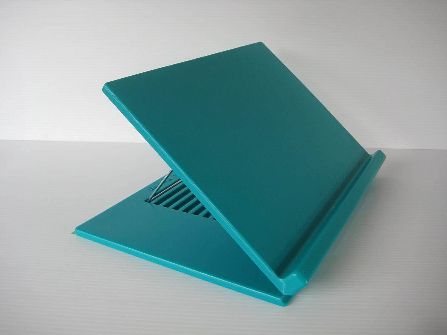 Book Holder, Slant Board, Laptop Holder, Right Angle Holder, Document Holder (pro blue)