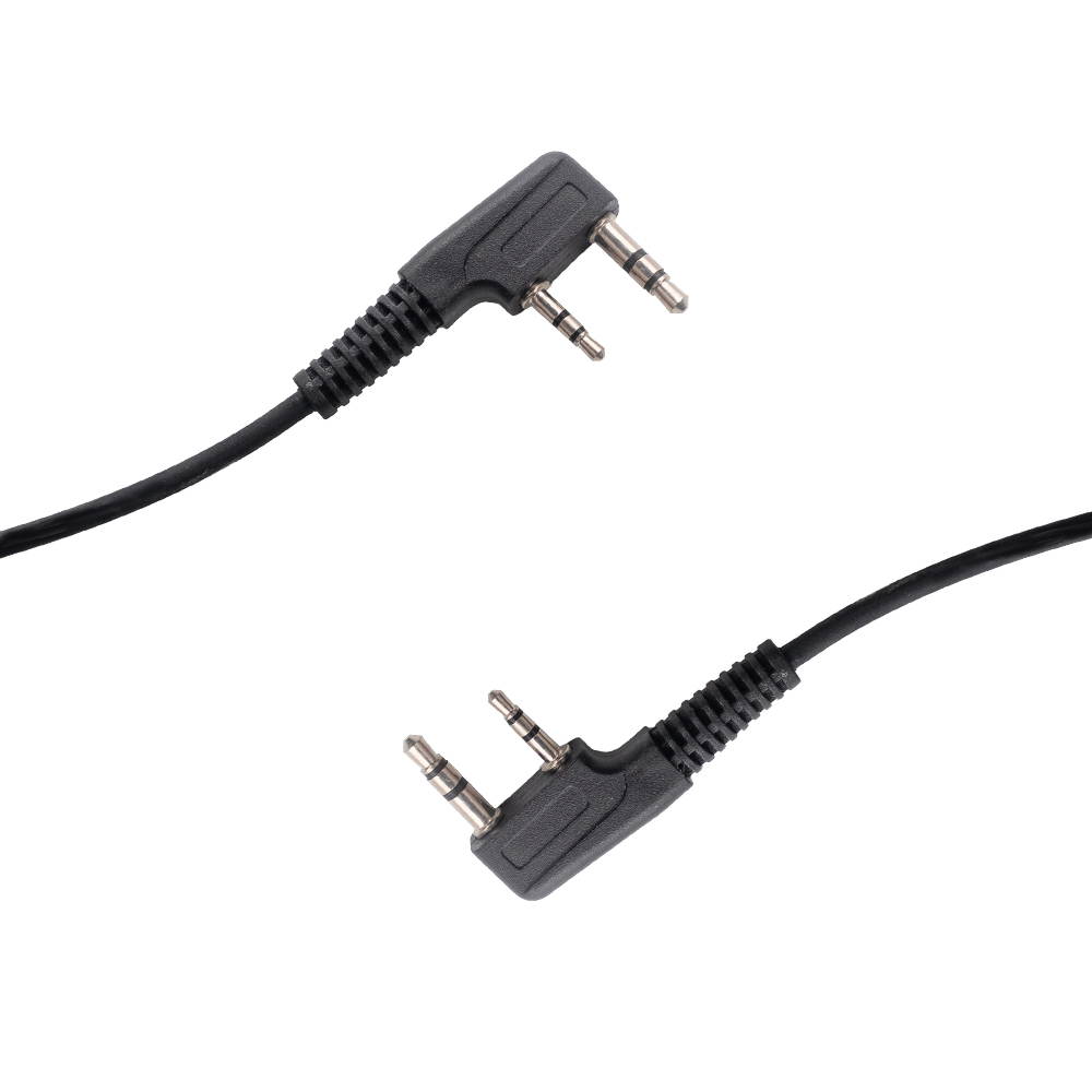 D Shape Earpiece Headset with Mic PTT Compatible with Baofeng UV-5R BF-888S BF-F8HP BF-F9 UV-82 UV-82HP UV-82C Kenwood TK-2107 TK-3107 Walkie Talkies Two Way Radio 2 pin