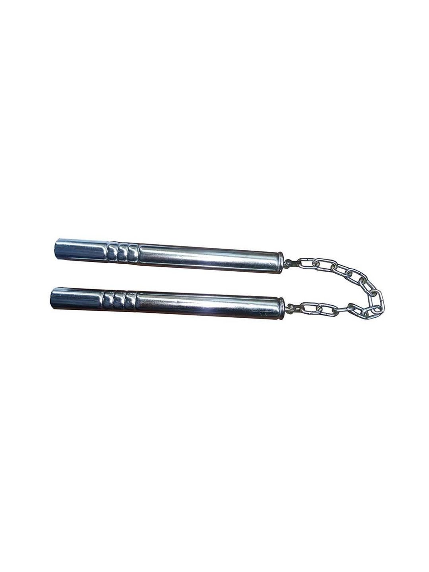 Diablo Silver Steel Nanchaku Gymnastic Stick