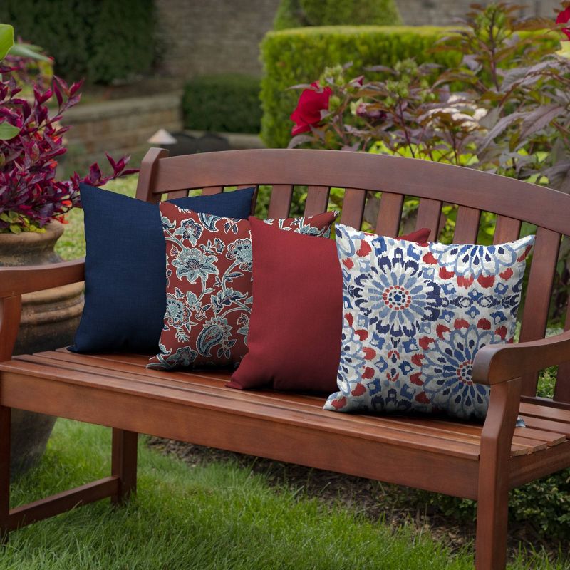 2pk Clark Square Outdoor Throw Pillows - Arden Selections