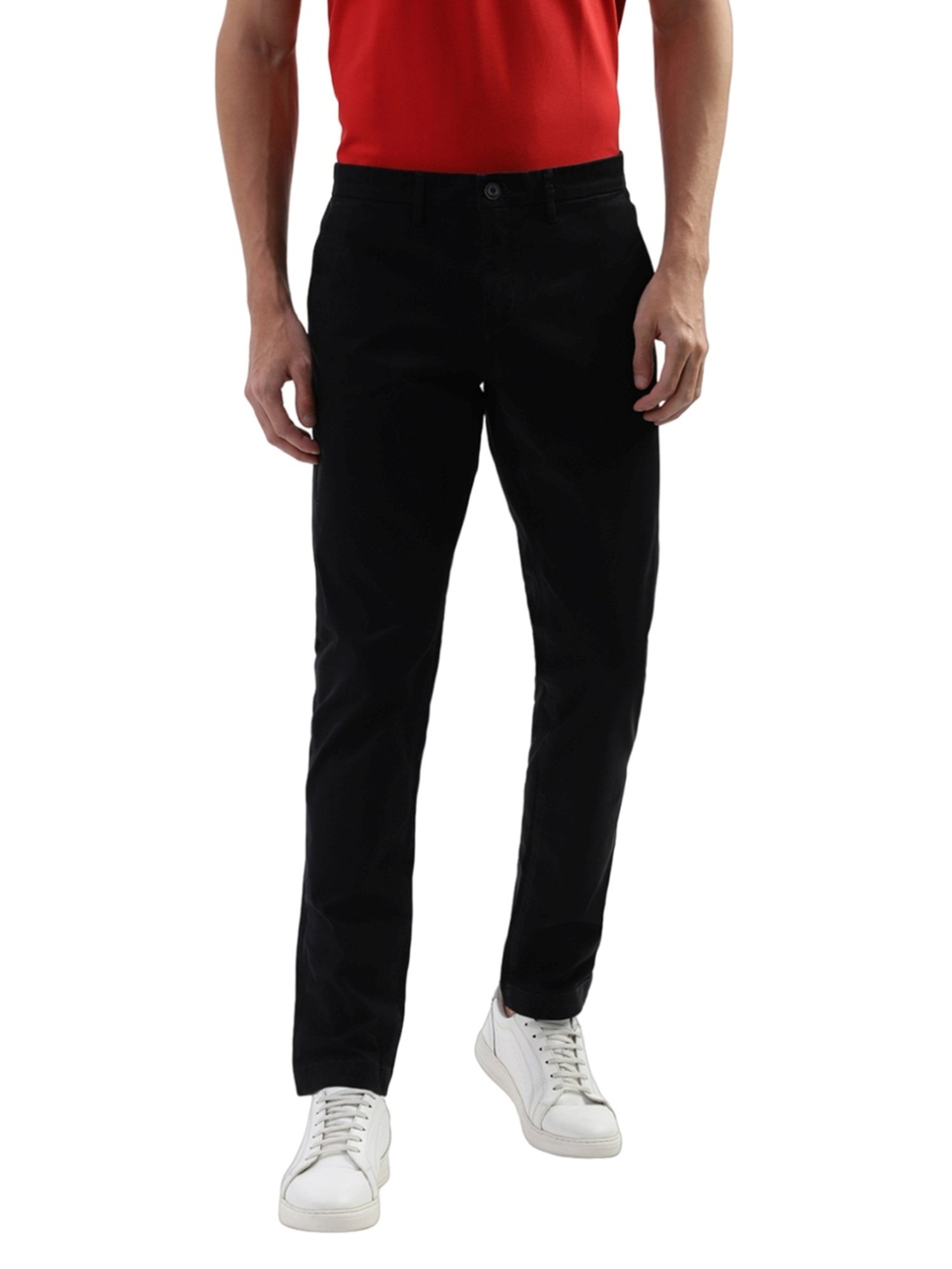 Bruun & Stengade Black Slim Fit Chinos