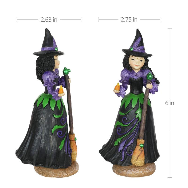 6pc Resin Oz Land Mini Fairy Tale Garden Set - Exhart