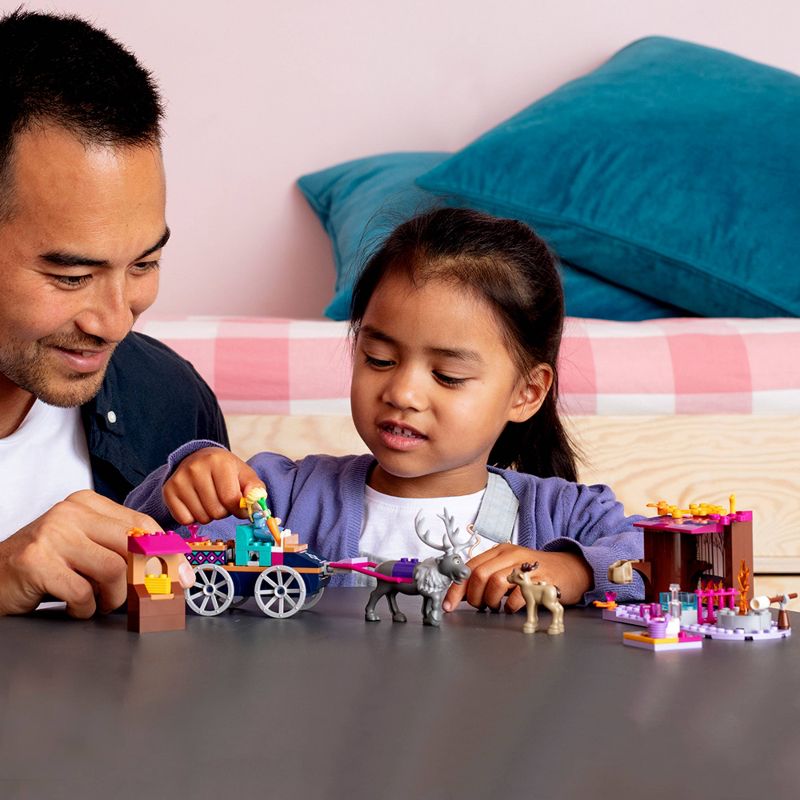 LEGO Disney Frozen II Elsa's Wagon Carriage Adventure Building Kit and Elsa Doll 41166