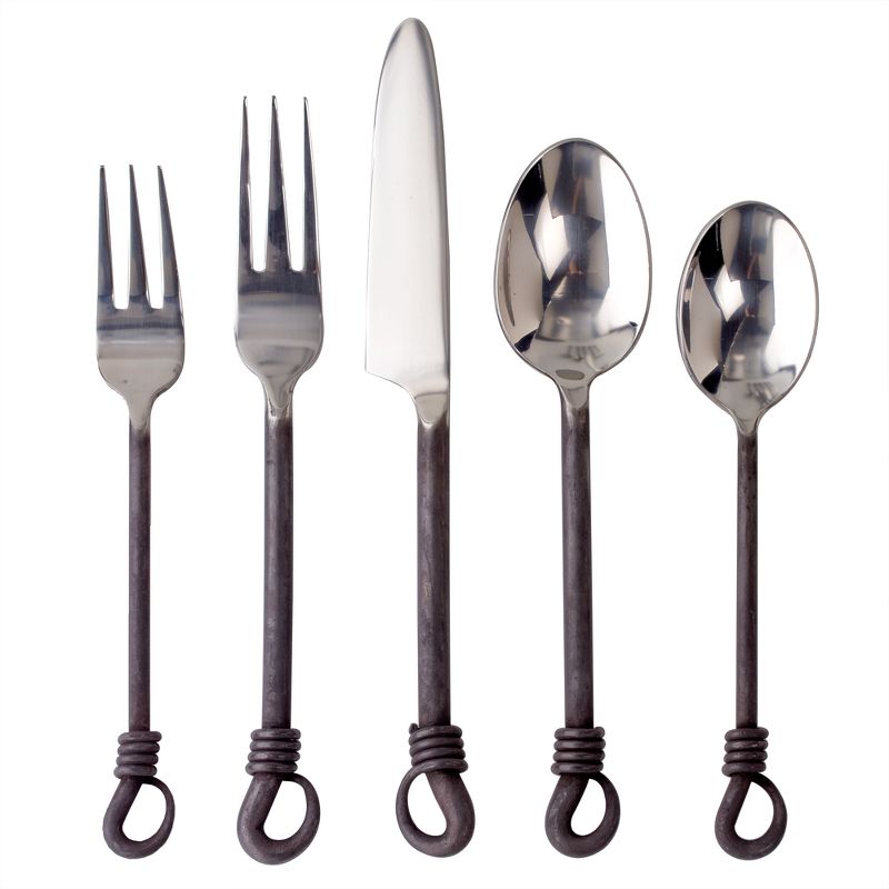 Gourmet Settings 20pc Twist-N-Shout Flatware Set