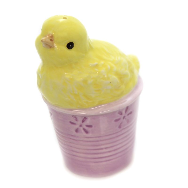 Tabletop 4.0" Chick In Pot Salt & Pepper Set Easter Cosmos Gifts Corp.  -  Salt And Pepper Shaker Sets