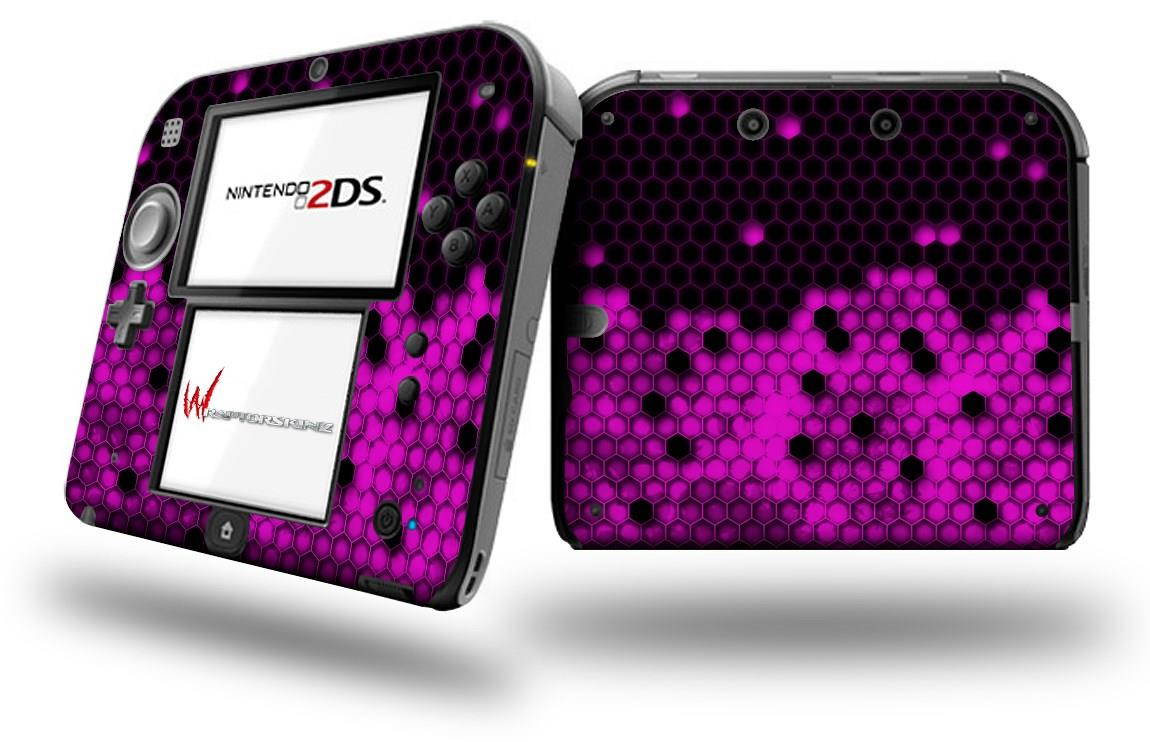 HEX Hot Pink - Decal Style Vinyl Skin fits Nintendo 2DS