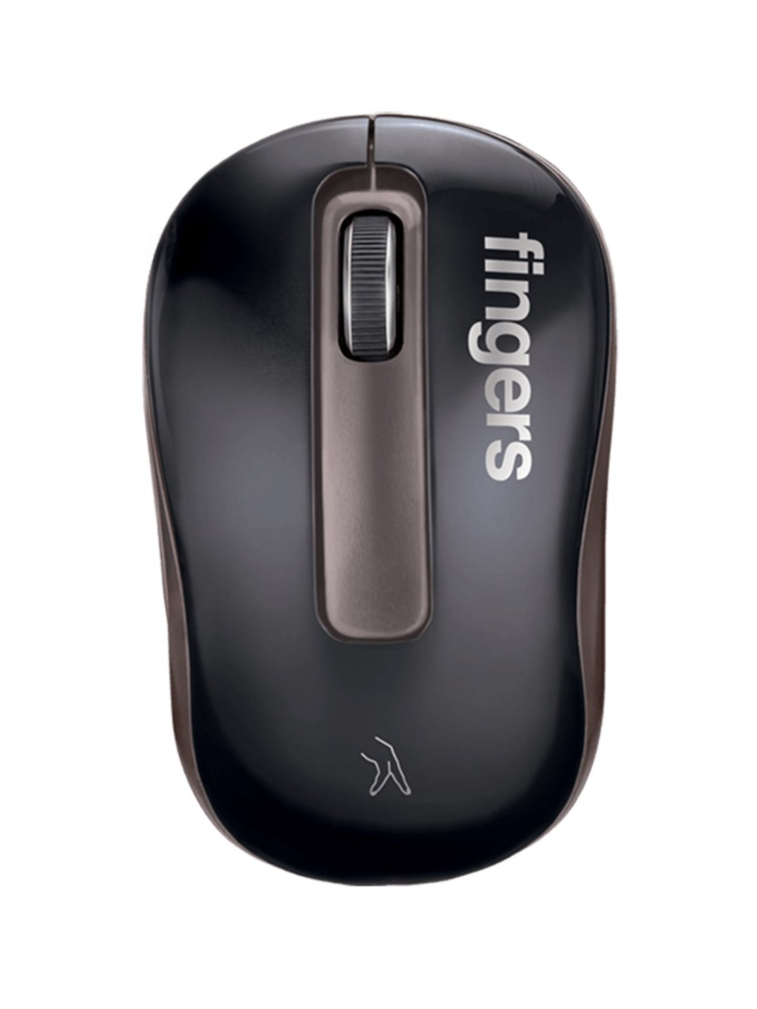 Fingers GlidePro Wireless Mouse (Black)
