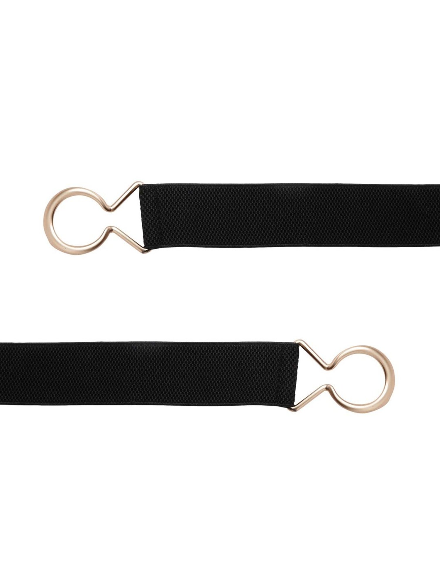 Crusset Black PU Waist Belt for Women