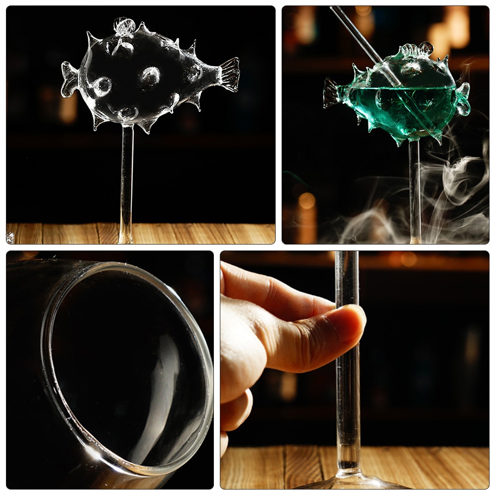 1pc Multipurpose Lovely Practical Durable Smooth Glass Wine Glass Cocktail Glass