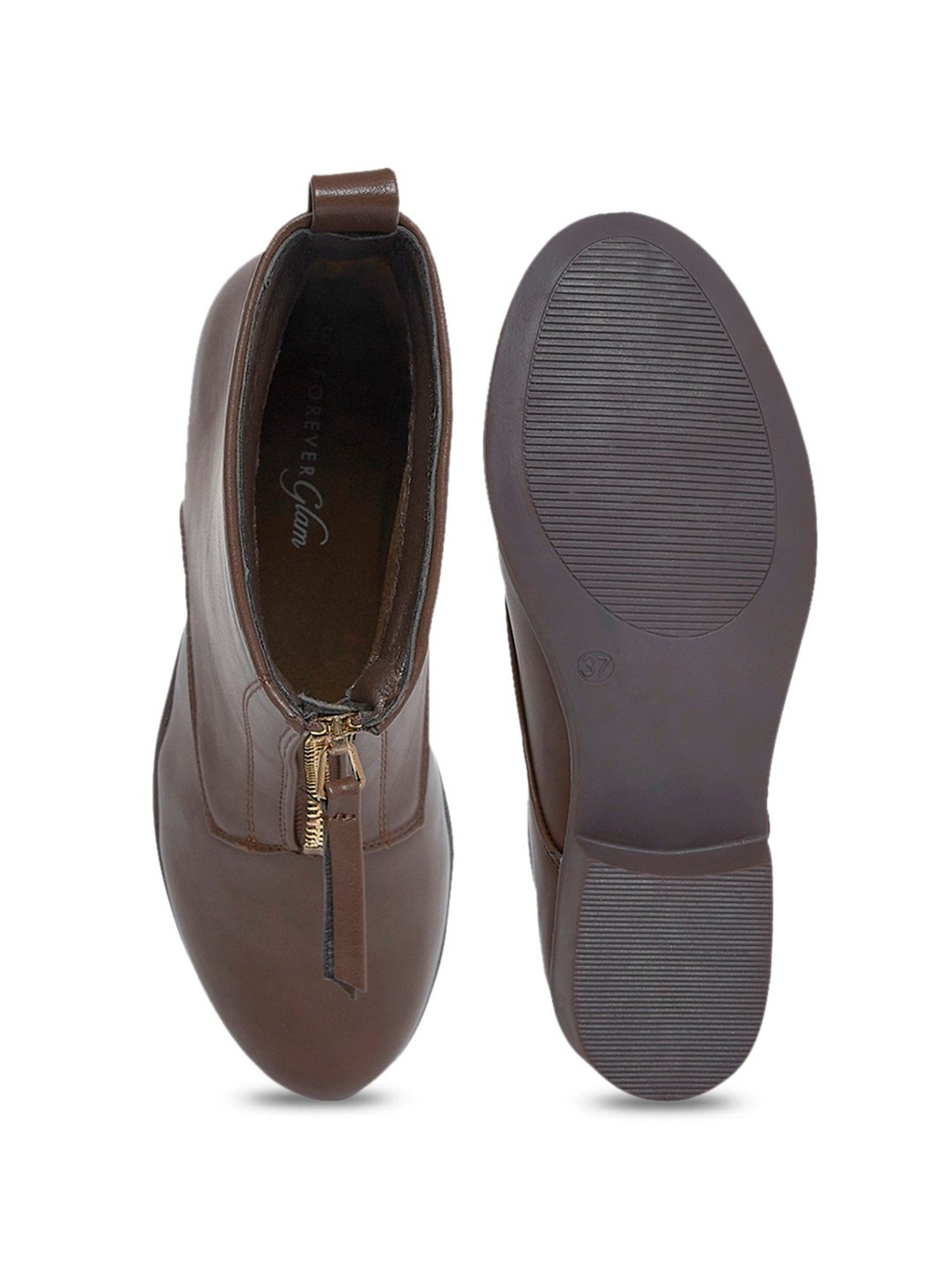 Forever Glam by Pantaloons Women's Brown Casual Booties