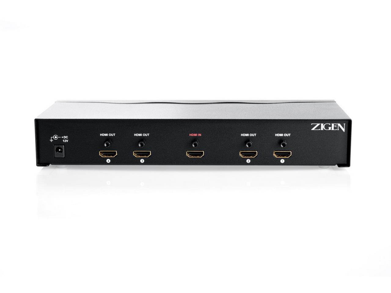 Zigen ZIG-14DA 1X4 1080P HDMI Distribution Ampflier