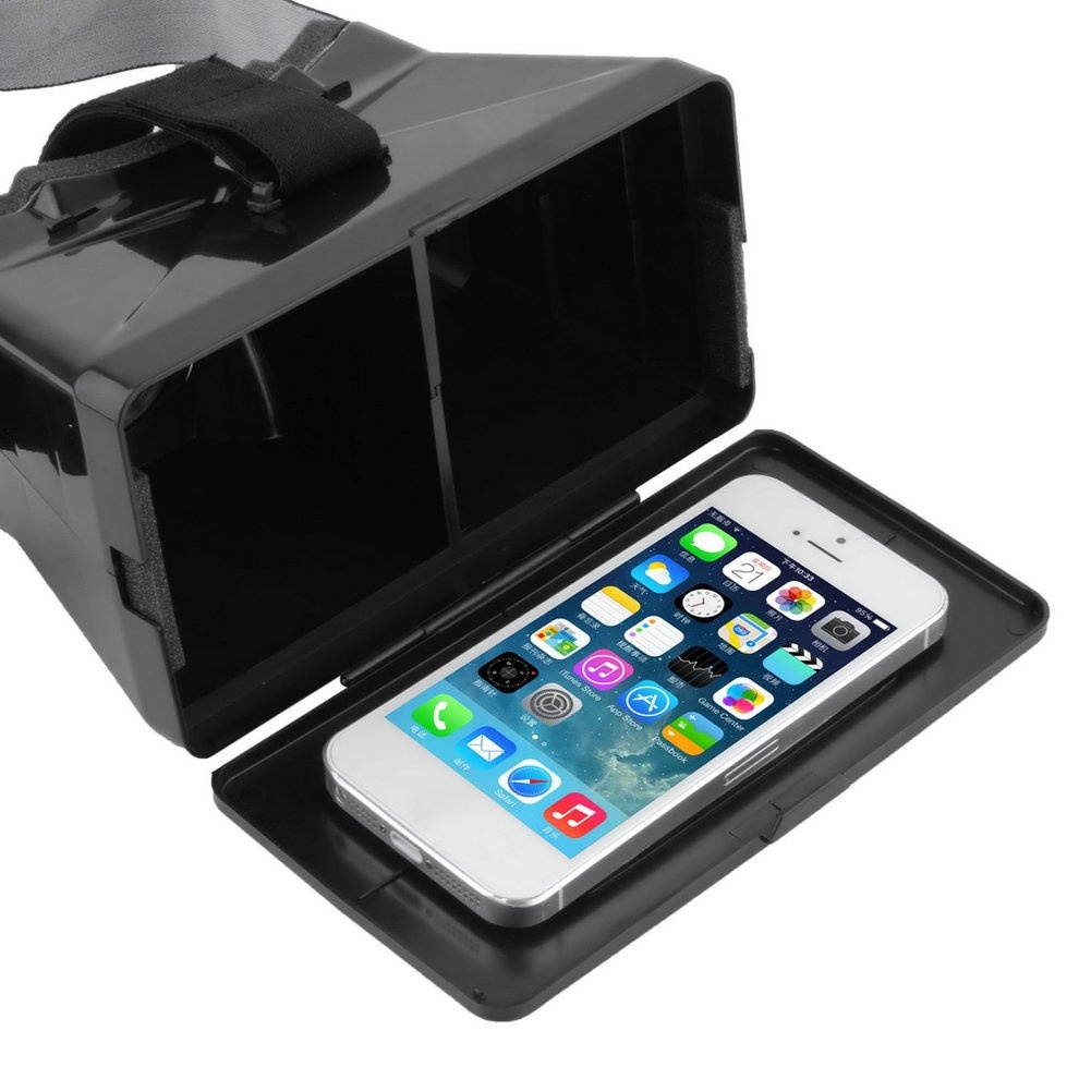 Universal Virtual Reality 3D Video Glasses For Google Cardboard VR 3D Movies Games With Resin Lens For 3.5~6 inch smartphone hot