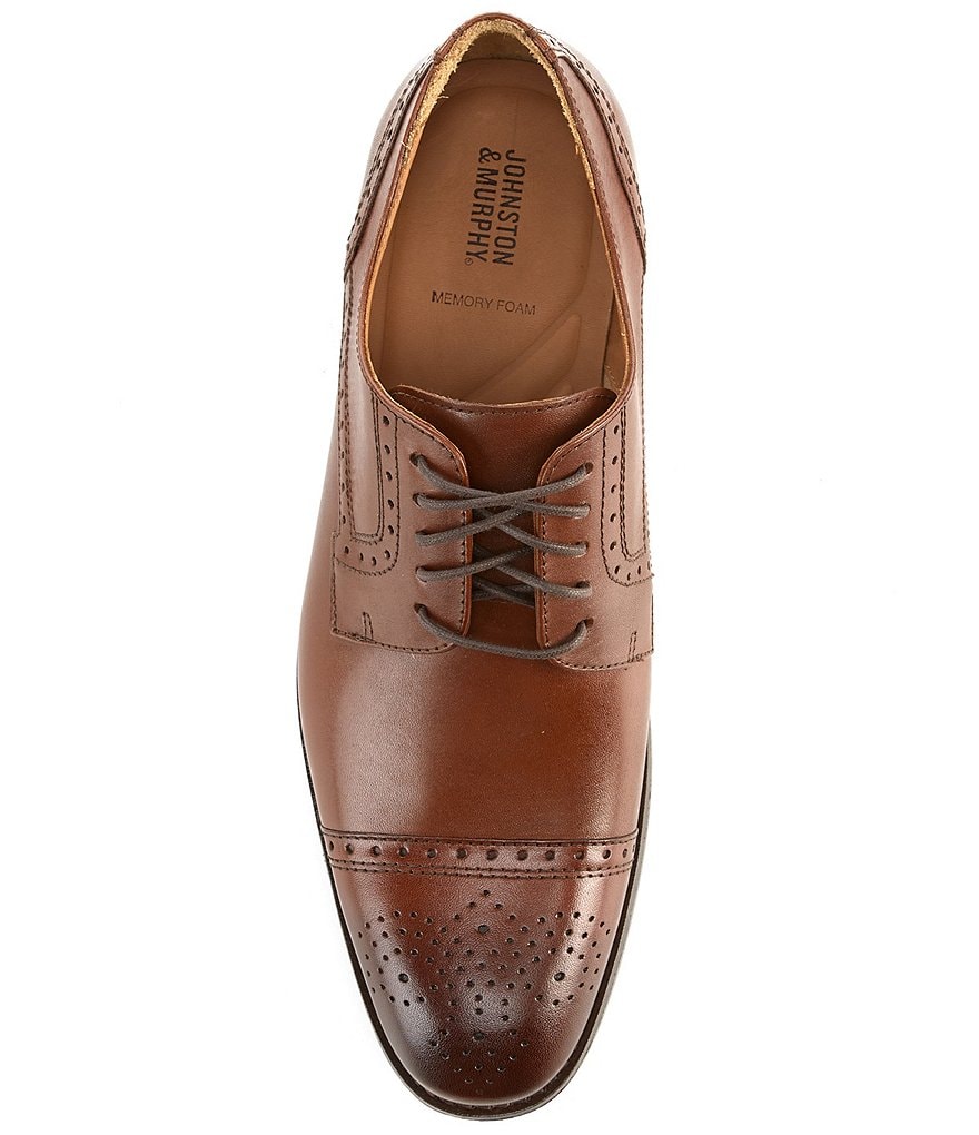 Johnston & Murphy Men's Lewis Cap Toe Oxfords