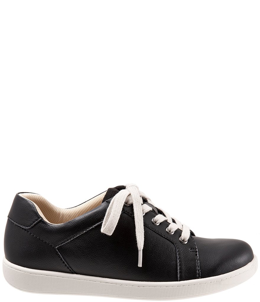Trotters Adore Leather Lace-Up Sneakers