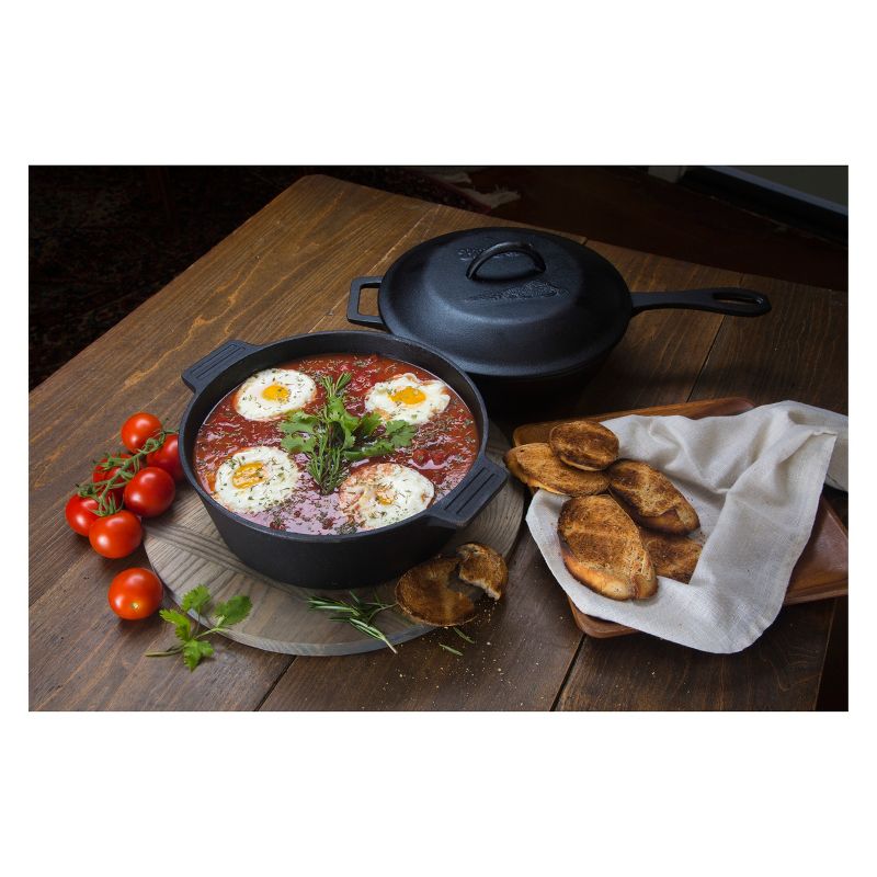 Bayou Classic Cast Iron 3pc Cookware Set