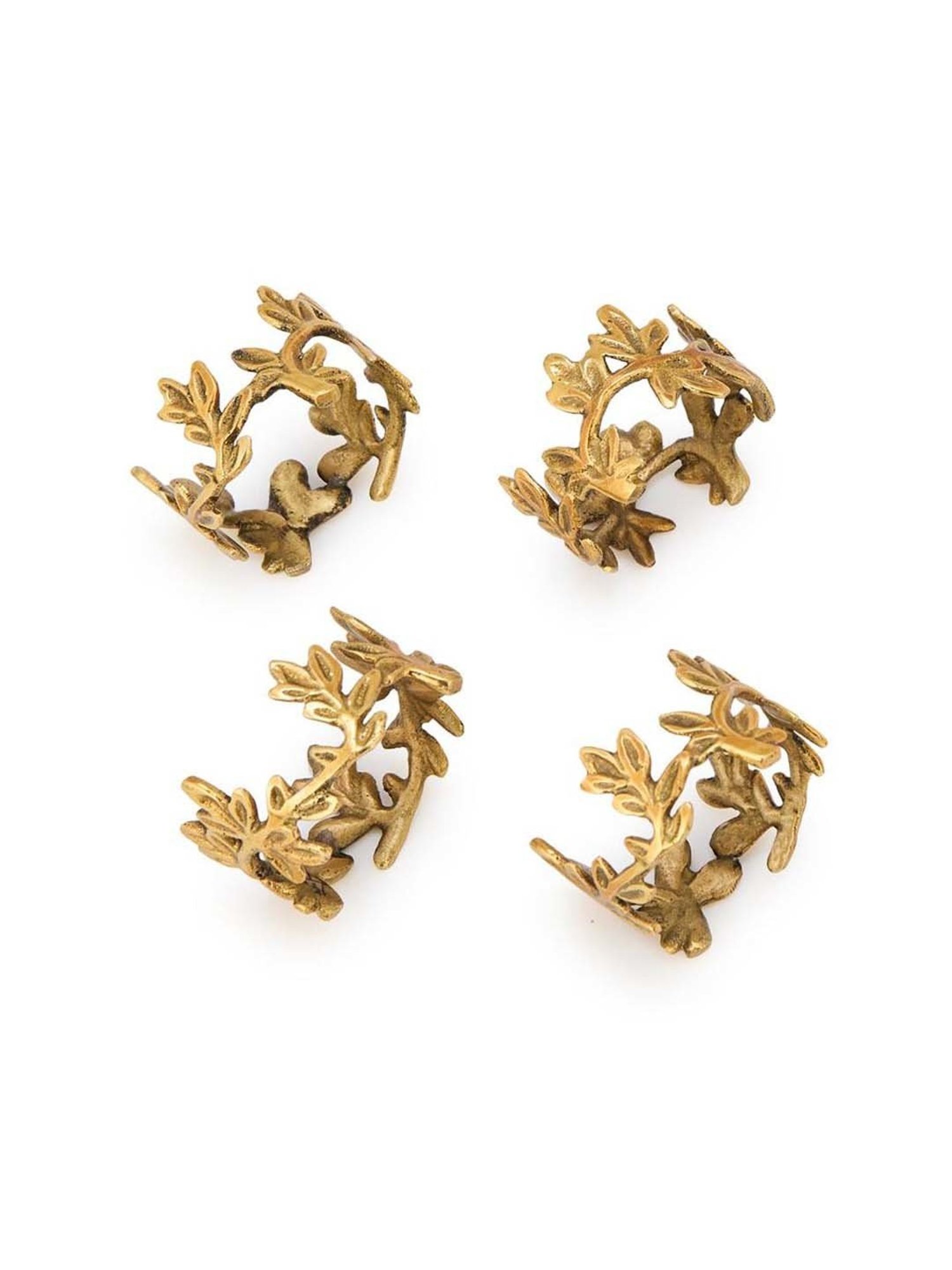 ExclusiveLane The Dancing Peacock Brown Sheesham Wood Napkin Holder - Set of 1