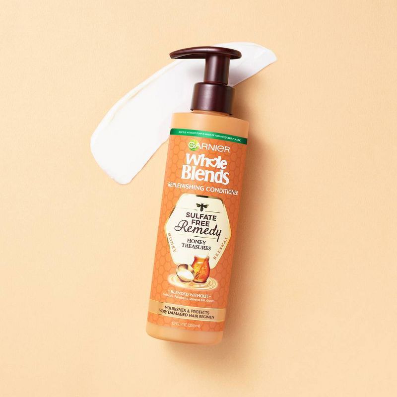 Garnier Whole Blends Sulfate Free Remedy Honey Treasures Conditioner for Dry Hair - 12 fl oz