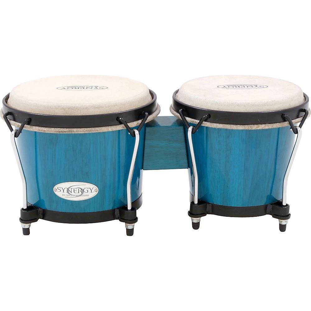 Toca Synergy 6 & 6-3/4 Inch Bongos Blue