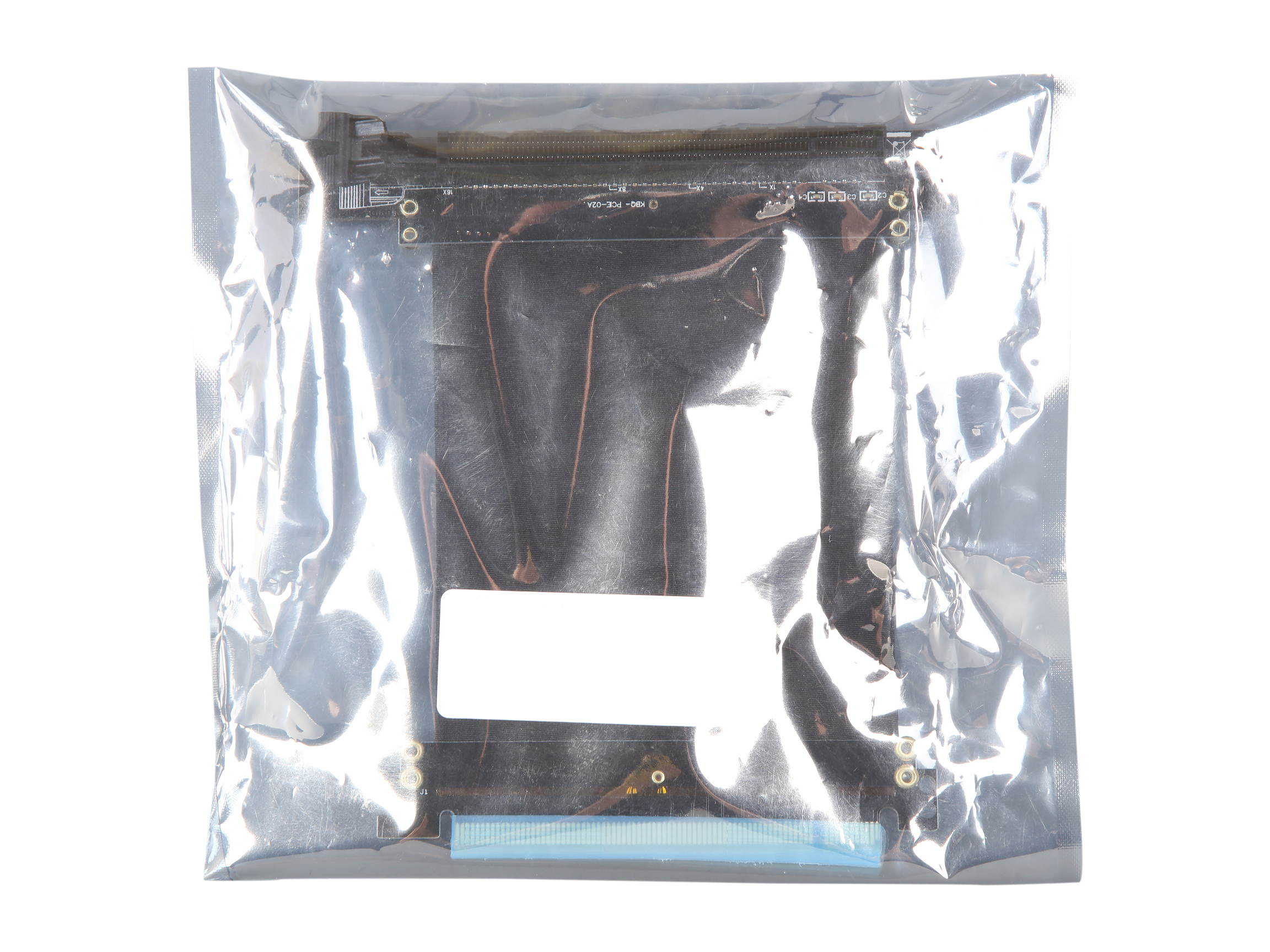 Athena Power 100mm/3.94" CABLE-PCIE16A1-L10V2 90-Degree Left Angle Flexible GPU Server / Gaming PCI-E x16 to x16 3.0 Extender Riser Cable Female to Male