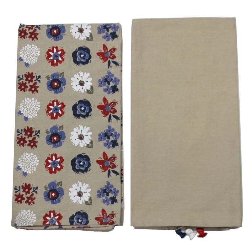 Tabletop 26.0" Liberty Bell Dish Towel Freedom Stars American Primitives By Kathy  -  Kitchen Towel