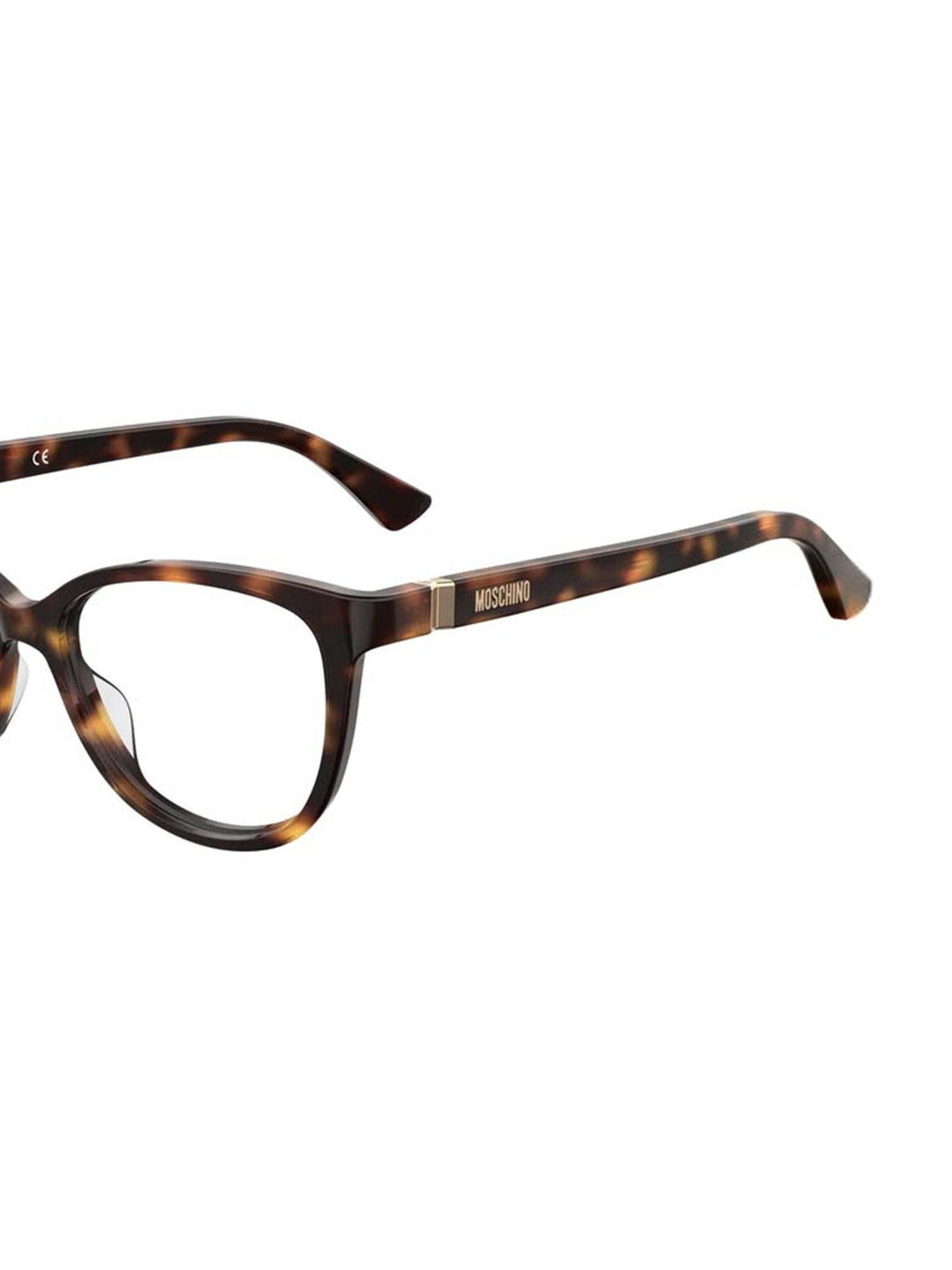 Moschino Brown Rectangular Eye Frames for Women