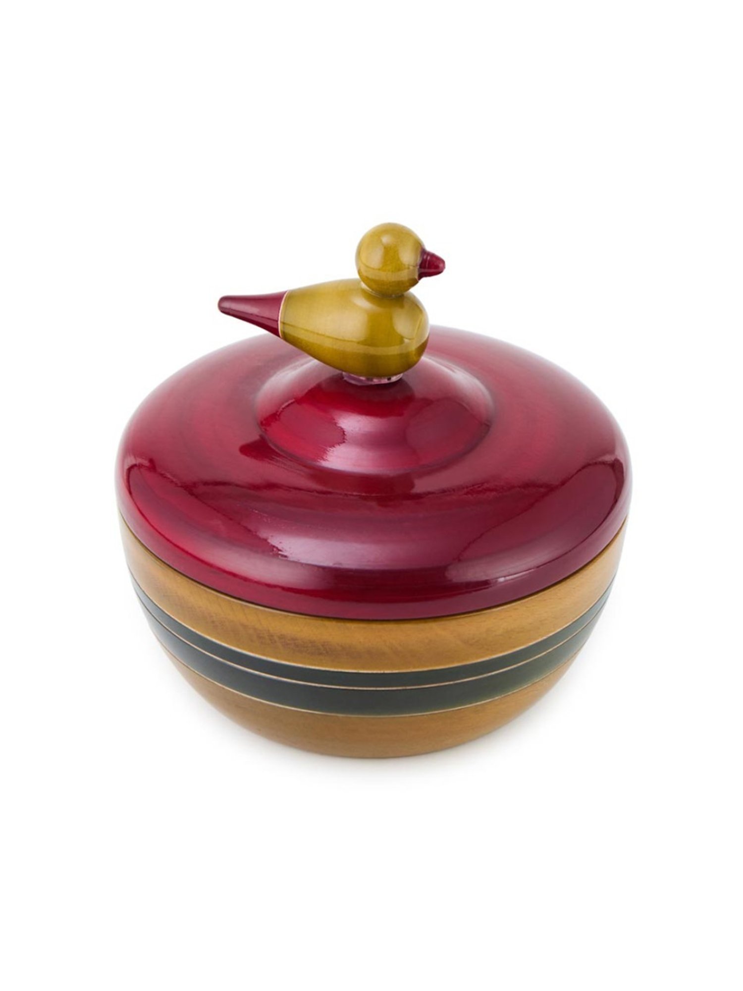 Fabindia Channapatna Green Wood Utility Box