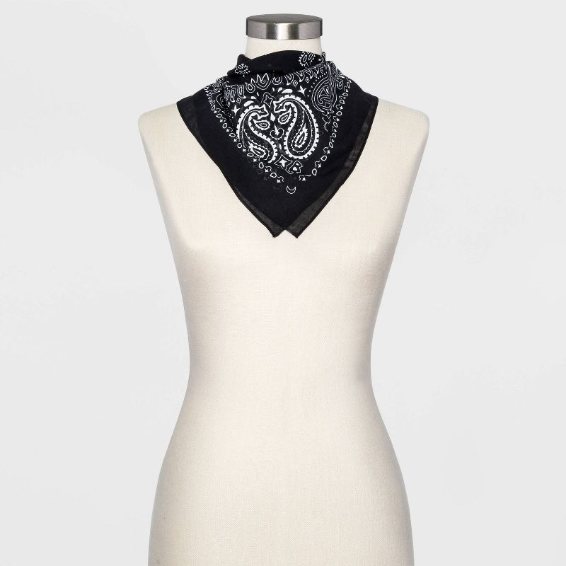 Women's Jacquard Bandana - Universal Thread™ Green One Size