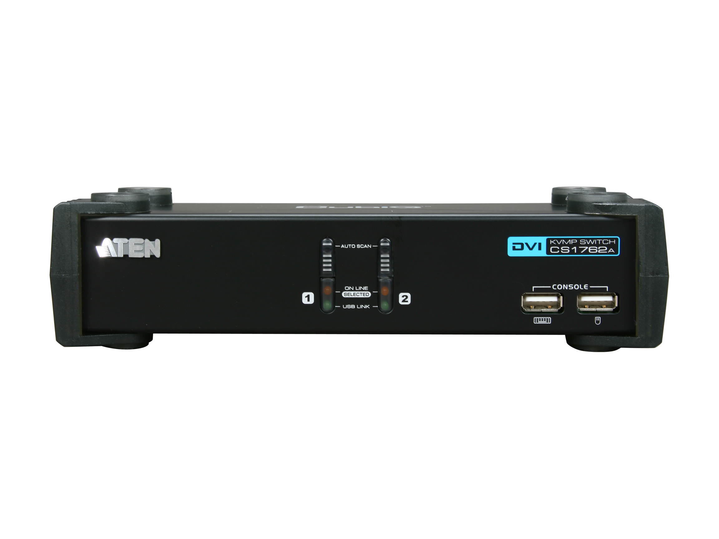 ATEN CS1762A 2-Port USB2.0 DVI KVMP Switch, Cables Included