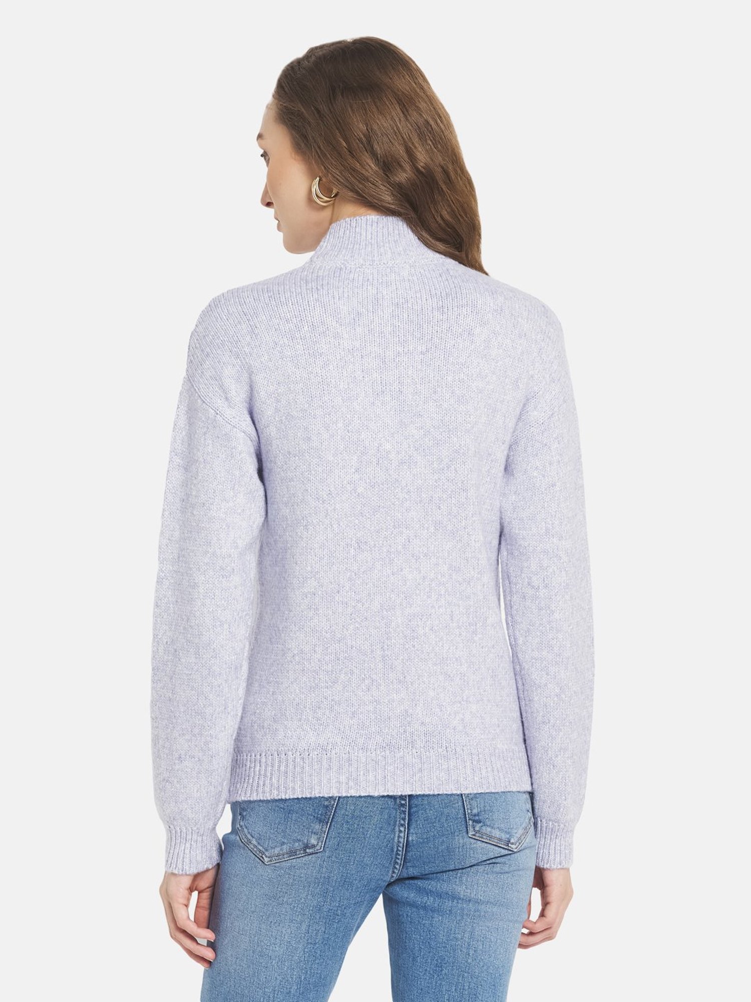 METTLE Lavender High Neck Pullover