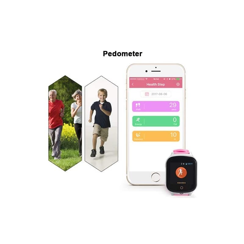 3G WiFi Phone Call GPS Smart Watch Realtime Tracking GPS Tracker Watch GeoFence Elderly GPS Watch Touch Screen Camera Step Counter SOS Alarm AntiLost Watch for Dementia Alzheimers