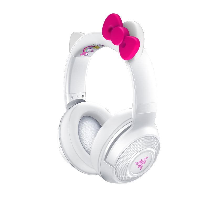 Razer Chroma HelloKitty I SANRIO Pink Exclusive Headphone Bluetooth Wireless Headset with Microphone RGB Light