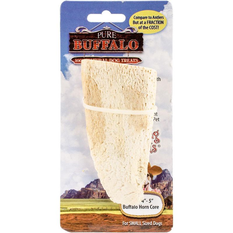 Loving Pets Small 3-4 Inch Pure Buffalo Horn Core