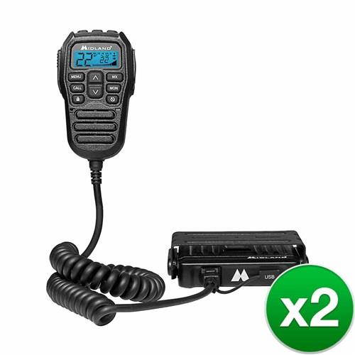 Midland MXT275 MicroMobile GMRS 2Way Radio (2-Pack) Two Way Radio