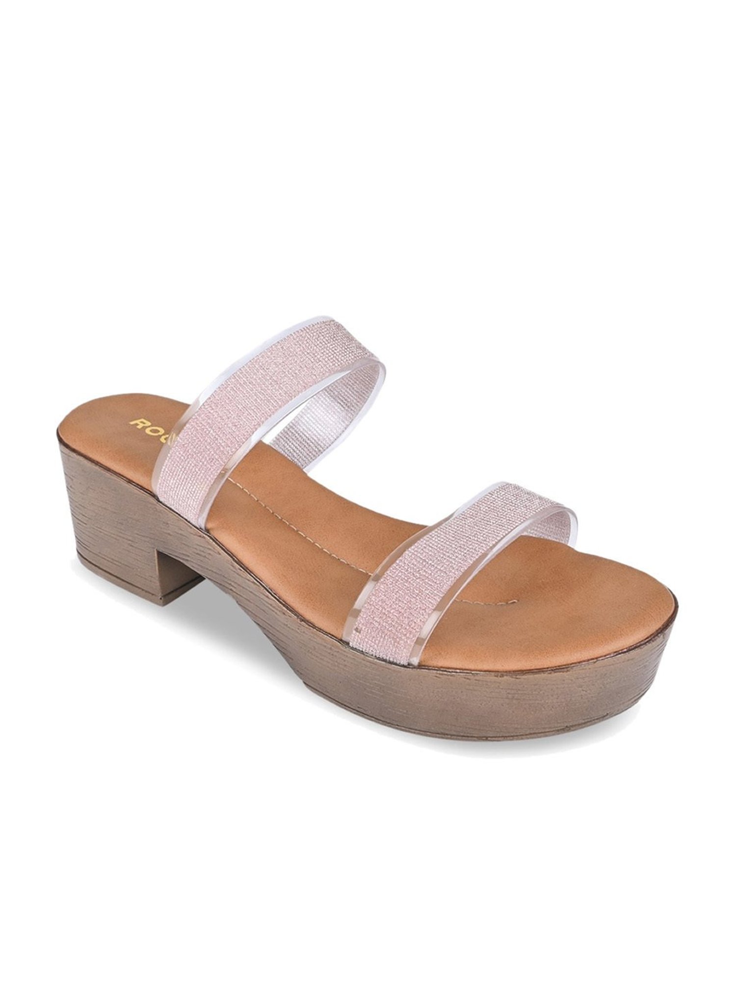 Rocia by Regal Women's Rose Gold Casual Sandals