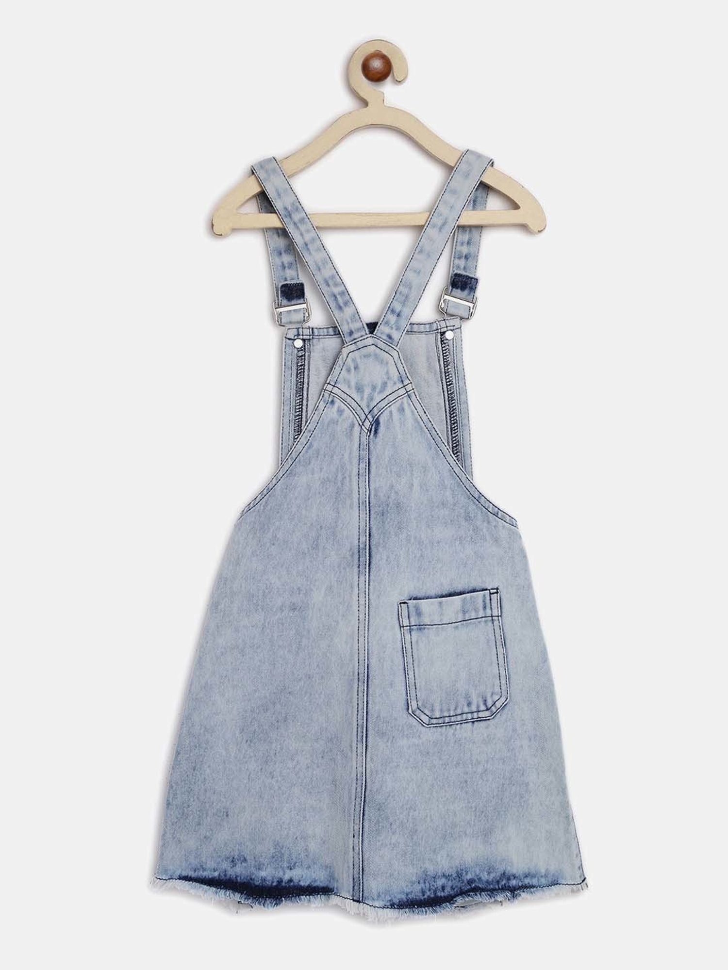 Tales & Stories Kids Blue Cotton Regular Fit Dungaree